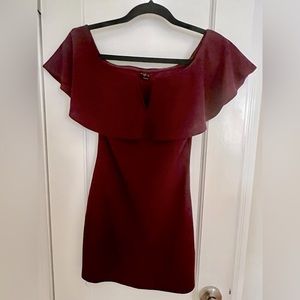Maroon clubbing dress